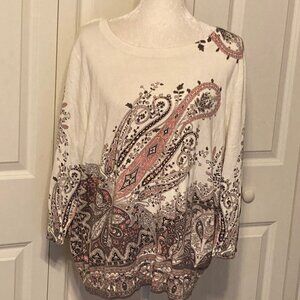 Talbots Soft Cotton; Stretchy Top ~ Size 2XL